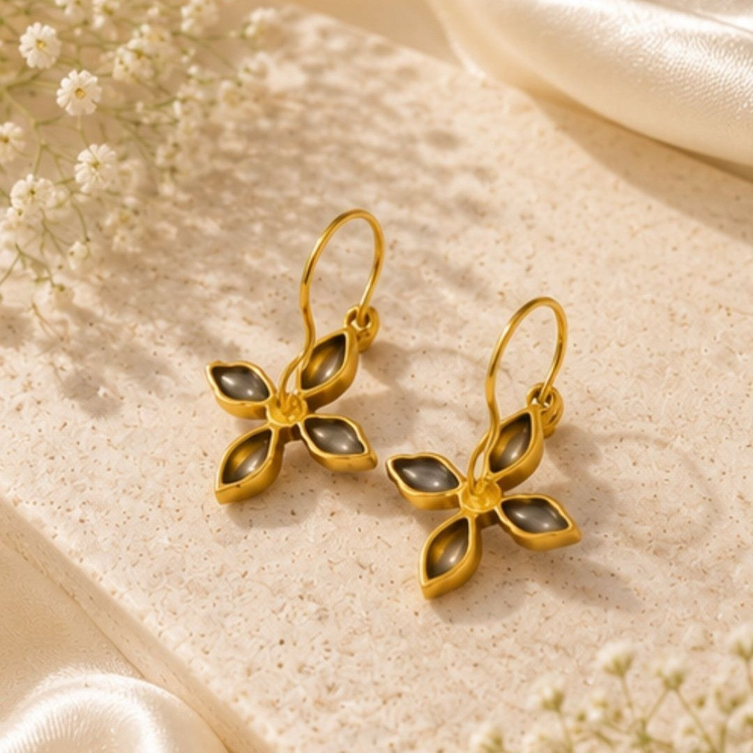 Gold Plated CZ Earrings