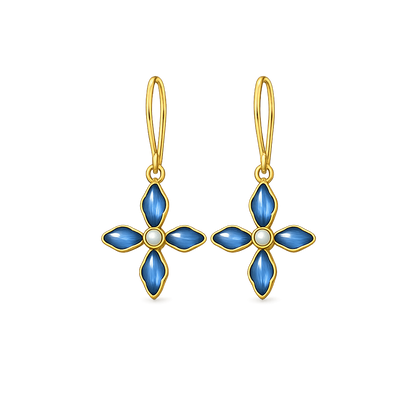 Gold Plated CZ Earrings