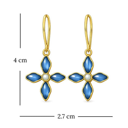 Gold Plated CZ Earrings