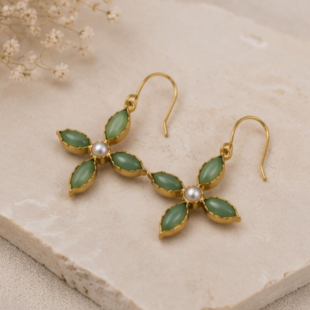 Gold Plated CZ Earrings
