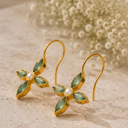 Gold Plated CZ Earrings
