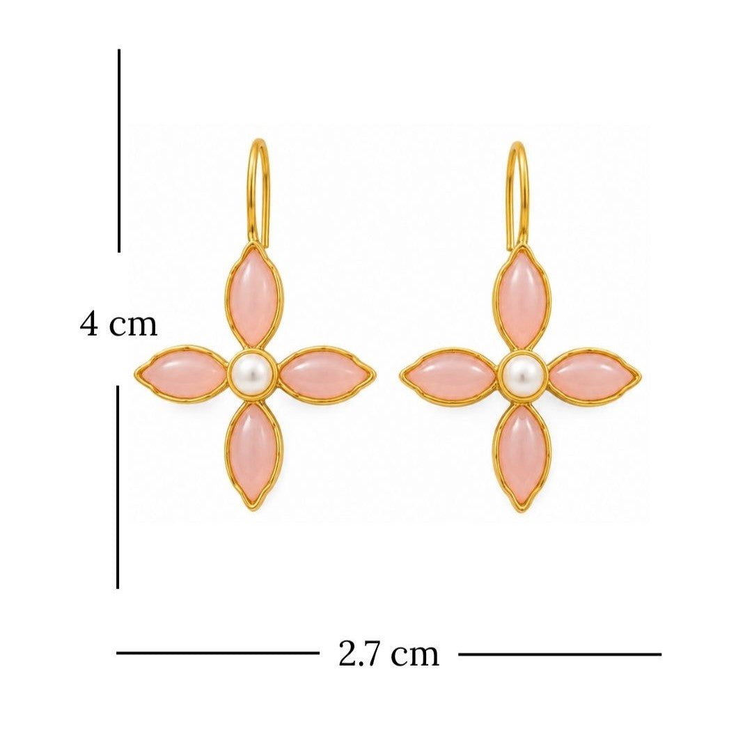 Gold Plated CZ Earrings