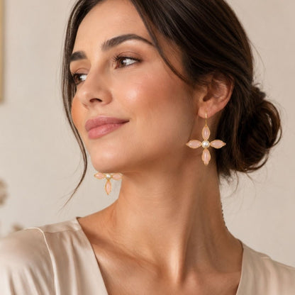 Gold Plated CZ Earrings