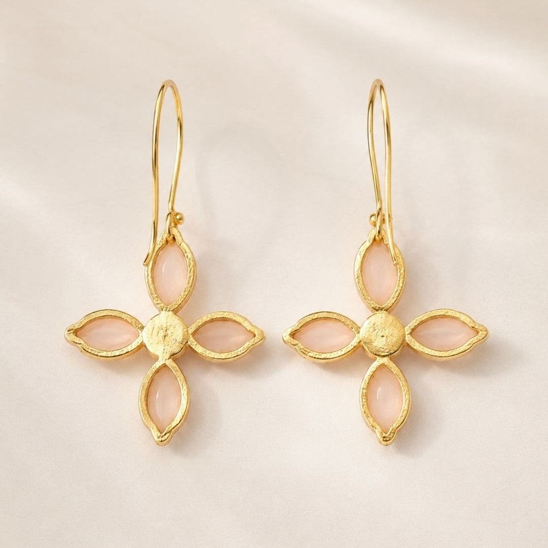 Gold Plated CZ Earrings