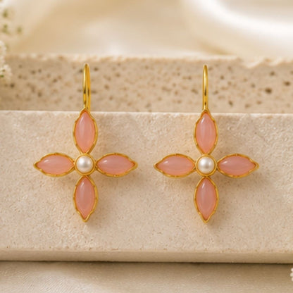 Gold Plated CZ Earrings