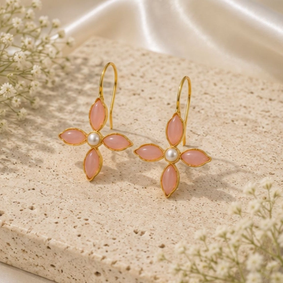 Gold Plated CZ Earrings