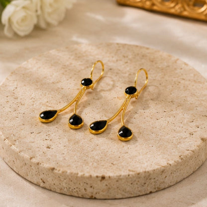 Gold Plated CZ Earrings