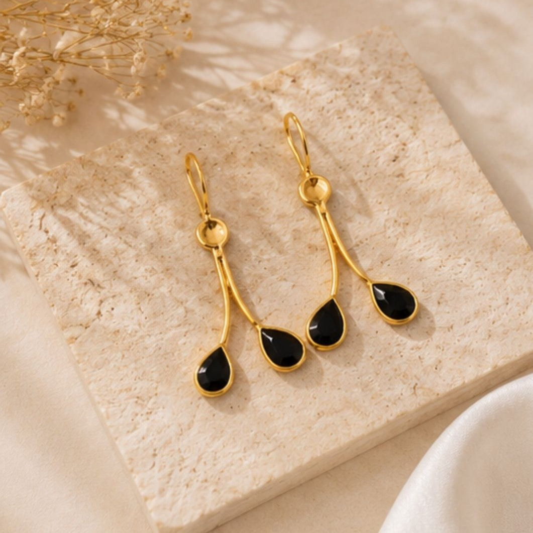 Gold Plated CZ Earrings