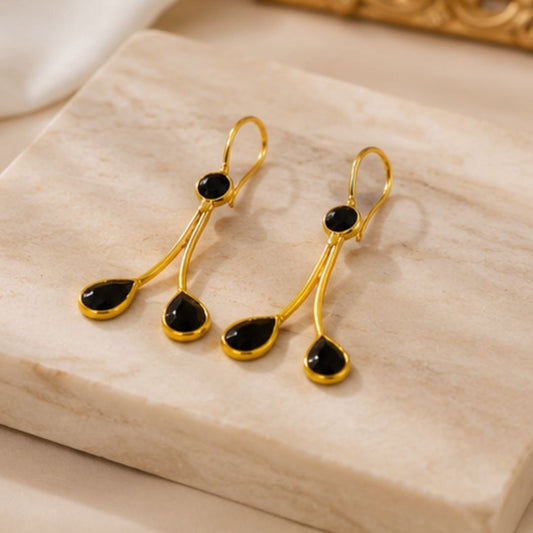 Gold Plated CZ Earrings