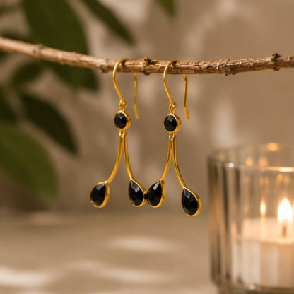 Gold Plated CZ Earrings