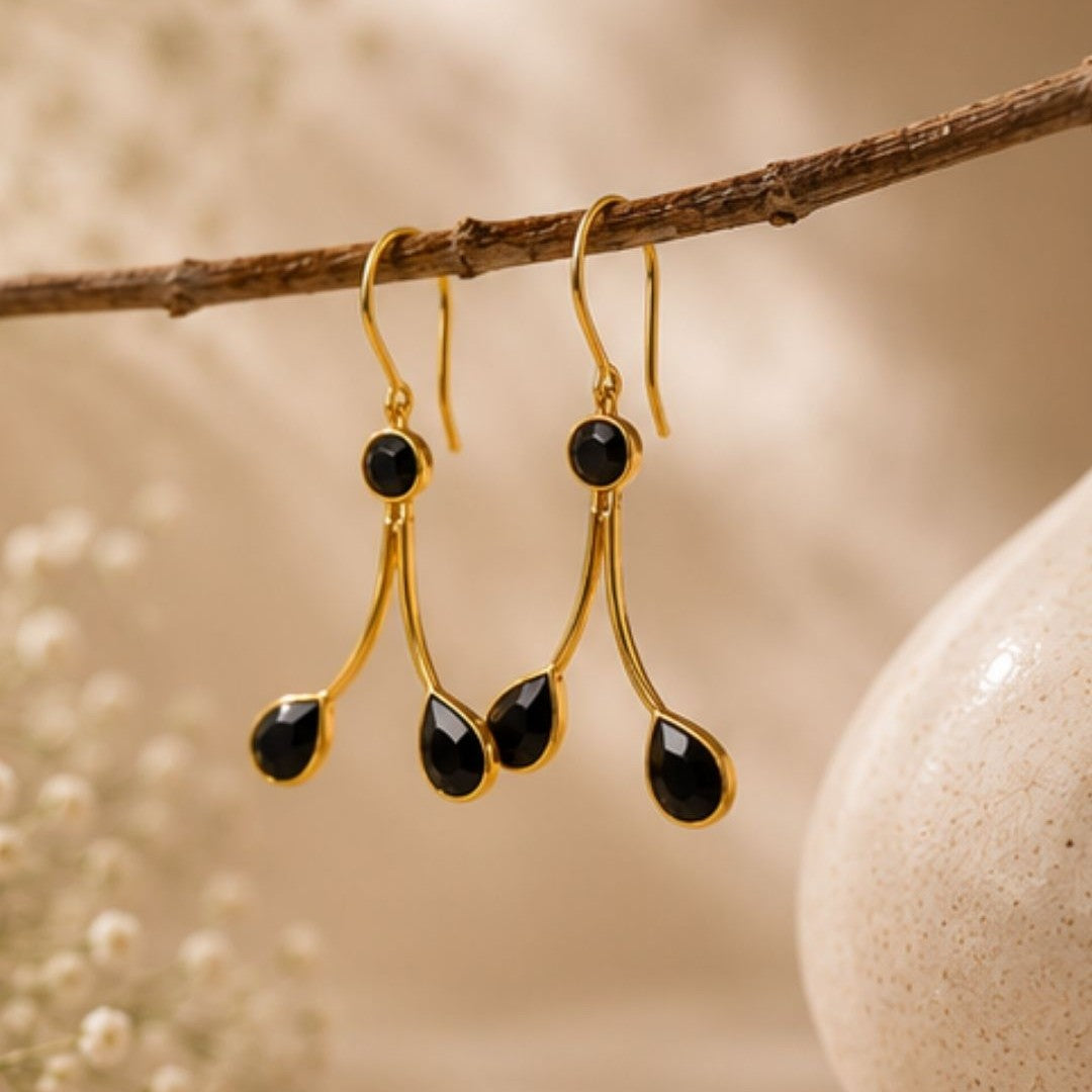 Gold Plated CZ Earrings