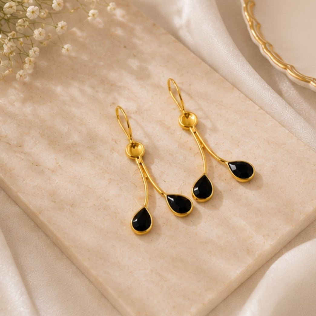 Gold Plated CZ Earrings