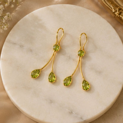 Gold Plated CZ Earrings