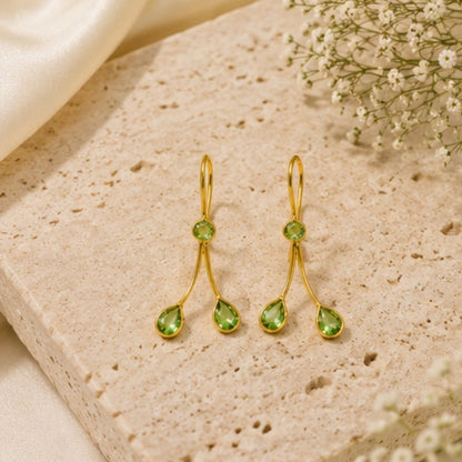 Gold Plated CZ Earrings