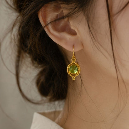 Gold Plated CZ Earrings