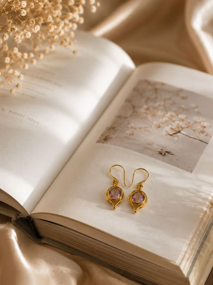 Gold Plated CZ Earrings