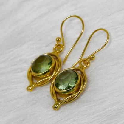 Gold Plated CZ Earrings