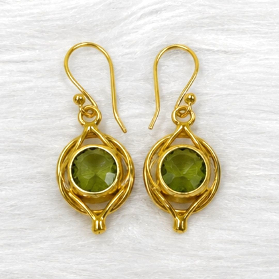 Gold Plated CZ Earrings