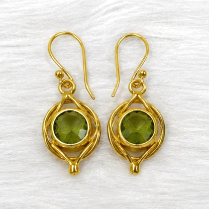 Gold Plated CZ Earrings