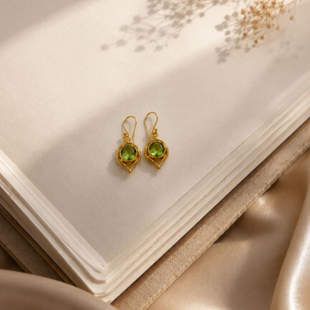 Gold Plated CZ Earrings