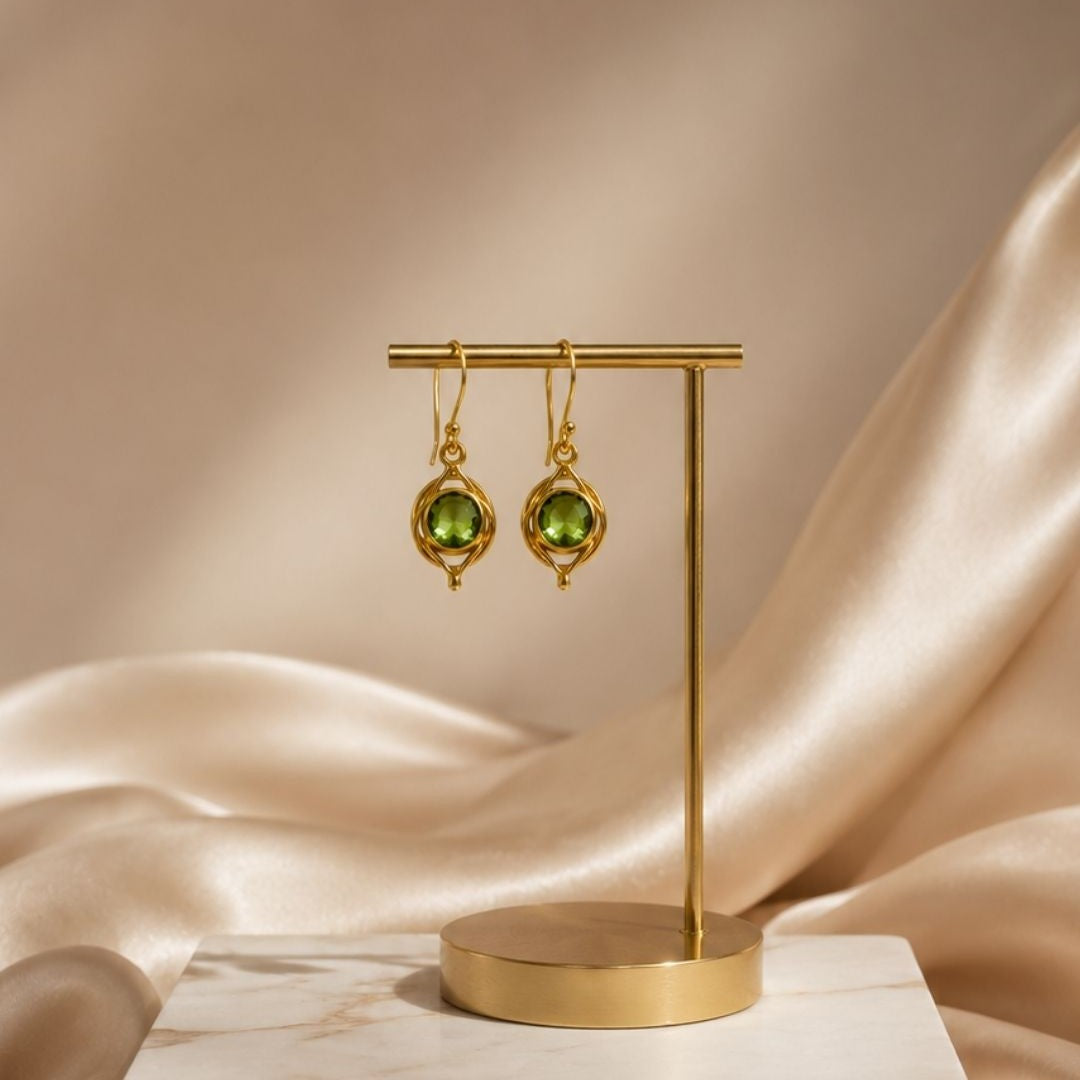 Gold Plated CZ Earrings