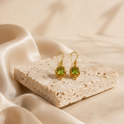 Gold Plated CZ Earrings