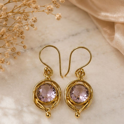 Gold Plated CZ Earrings