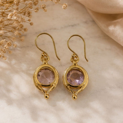 Gold Plated CZ Earrings