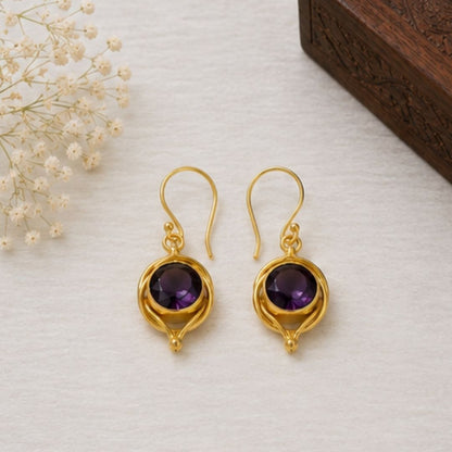Gold Plated CZ Earrings