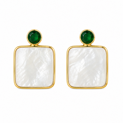 Gold Plated CZ Earrings