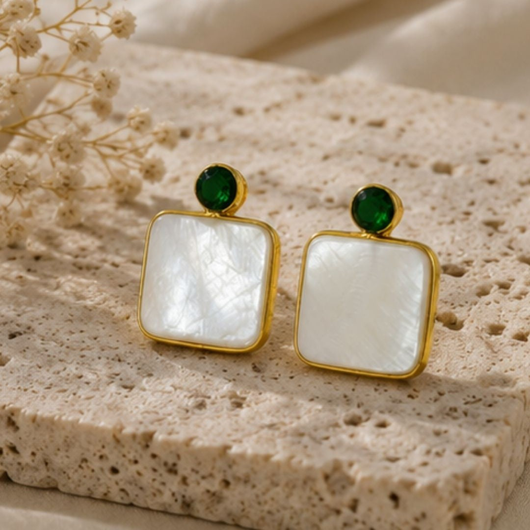Gold Plated CZ Earrings