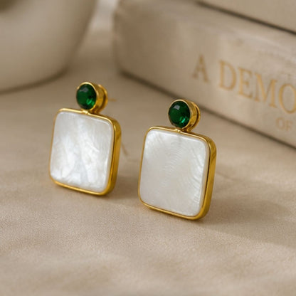 Gold Plated CZ Earrings