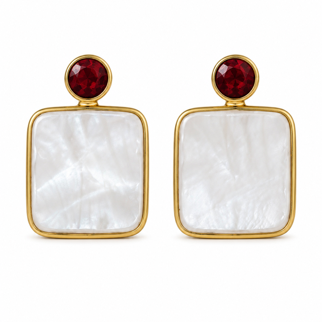 Gold Plated CZ Earrings