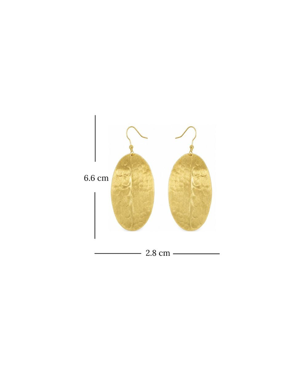 Gold Plated Statement Earrings