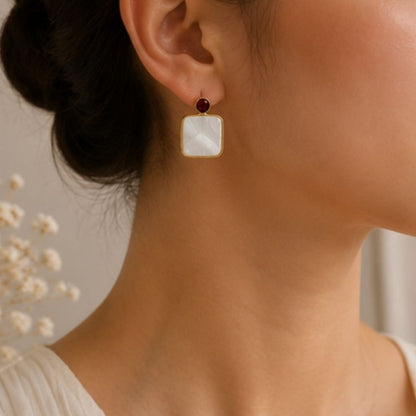 Gold Plated CZ Earrings