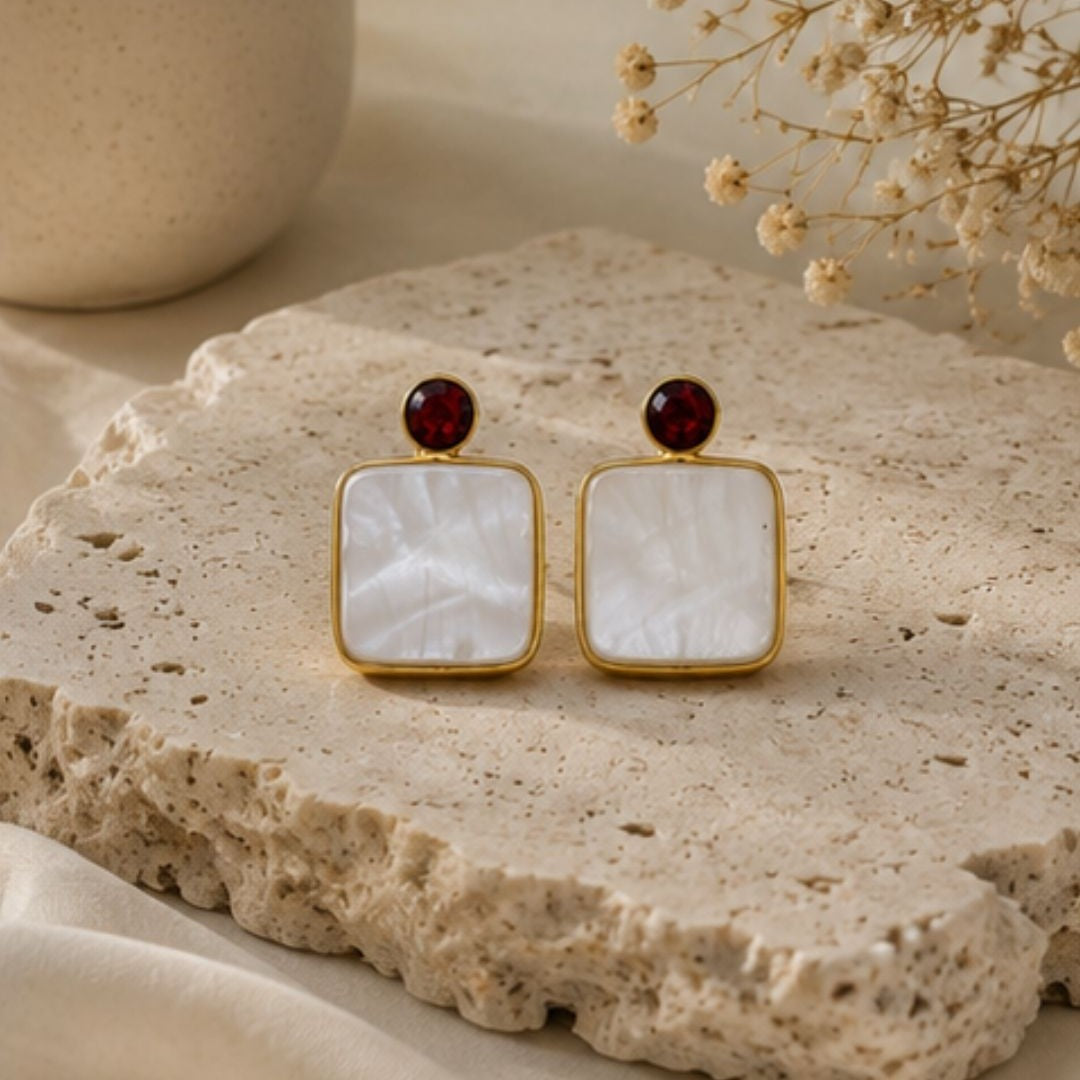 Gold Plated CZ Earrings