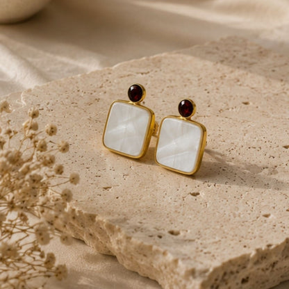 Gold Plated CZ Earrings