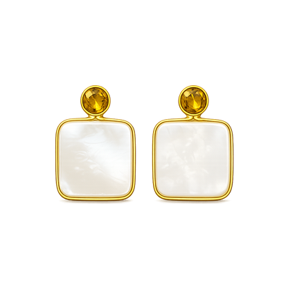 Gold Plated CZ Earrings