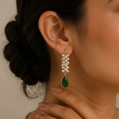 Gold Plated CZ Earrings