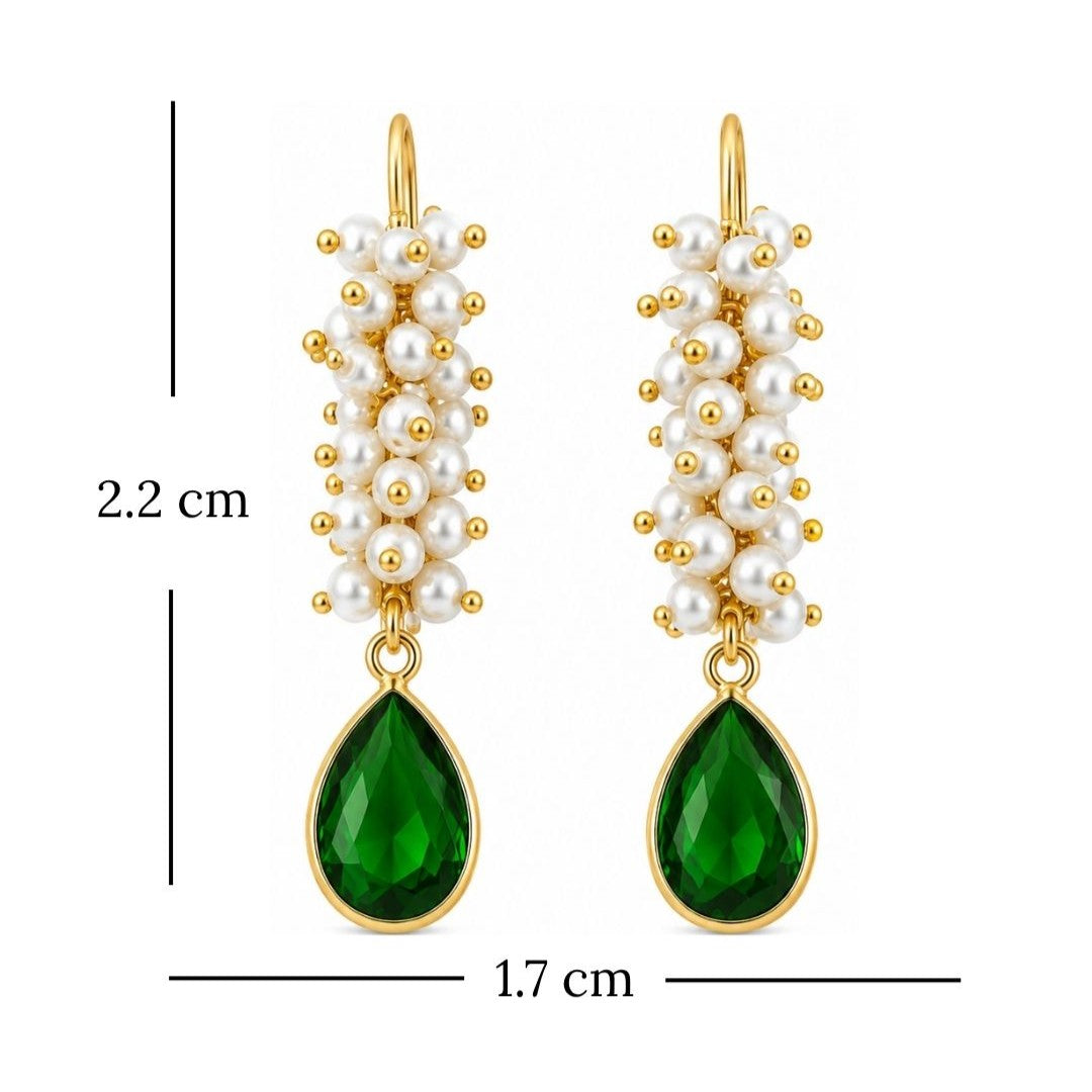 Gold Plated CZ Earrings