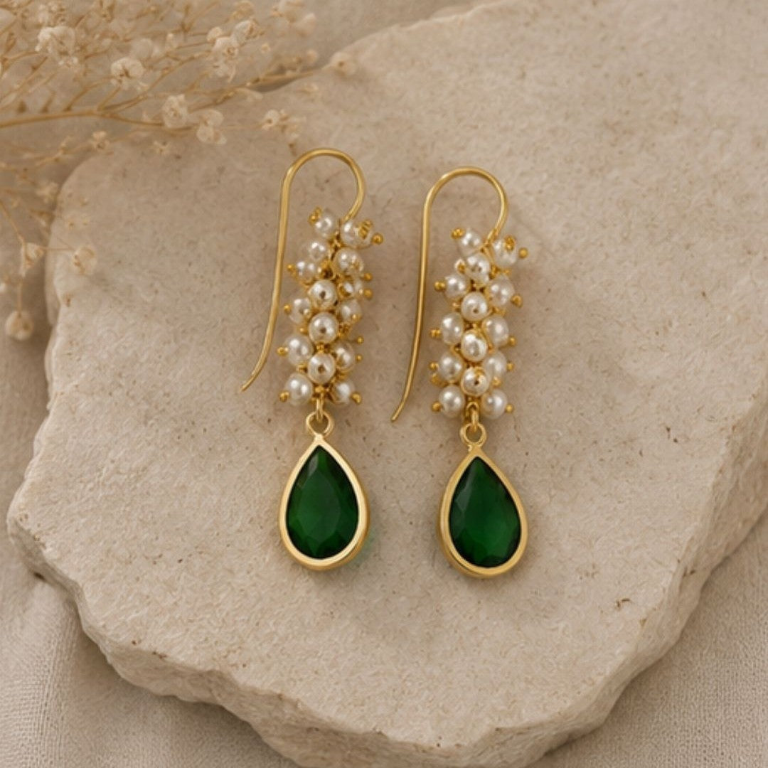 Gold Plated CZ Earrings