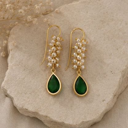 Gold Plated CZ Earrings