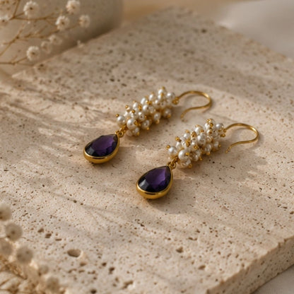 Gold Plated CZ Earrings