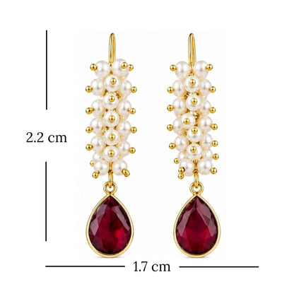 Gold Plated CZ Earrings