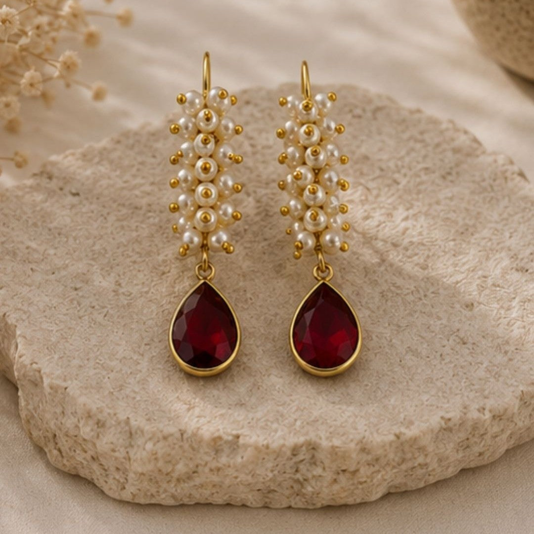 Gold Plated CZ Earrings