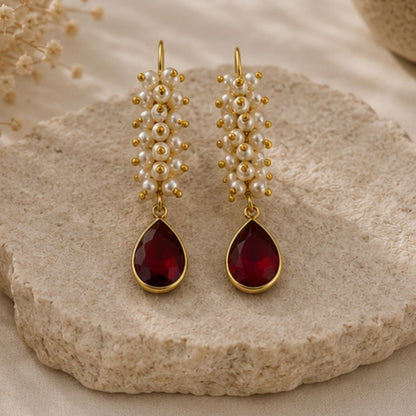 Gold Plated CZ Earrings