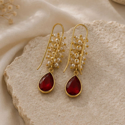 Gold Plated CZ Earrings