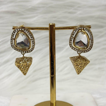 Gold Plated Kundan Earrings