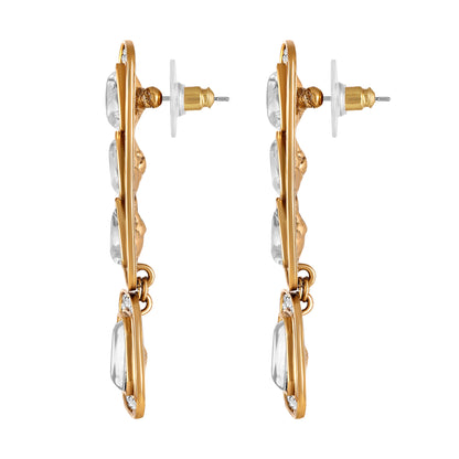 Gold Plated Kundan Earrings