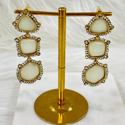 Gold Plated Geometric Earrings